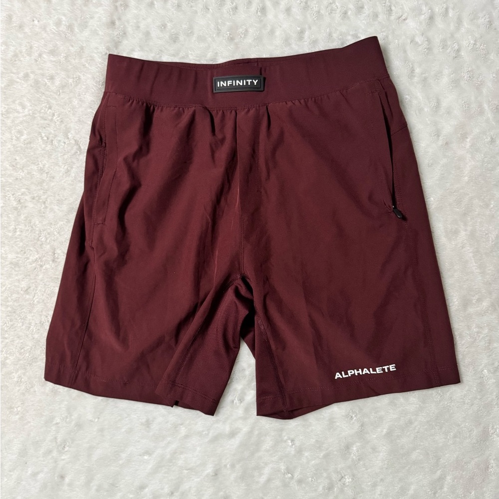 Alphalete Men's Infinity Rust Athletic Shorts